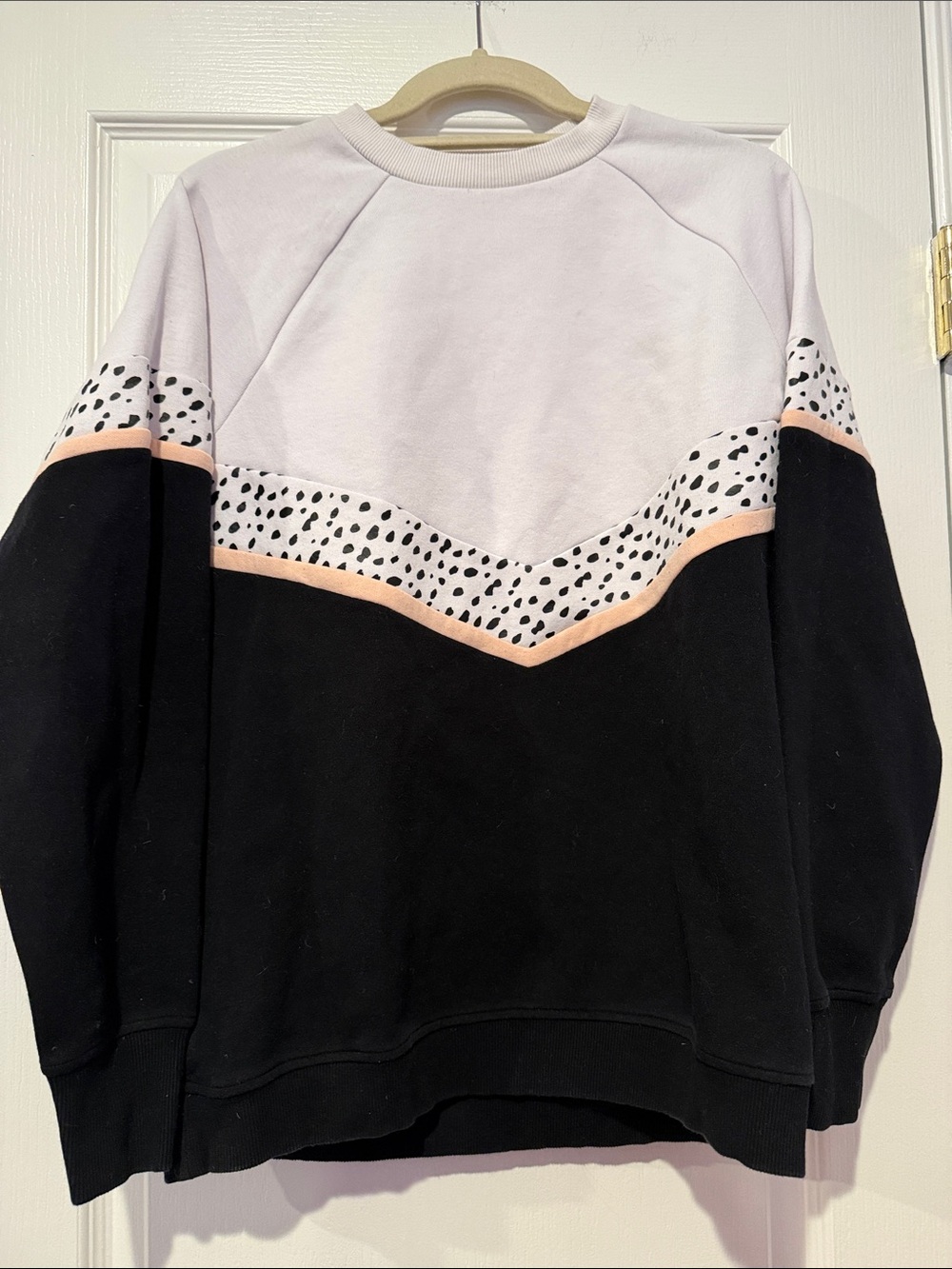 White Fox Boutique Black & White Cheetah Print Crewneck (Sarah’s Day Collection)